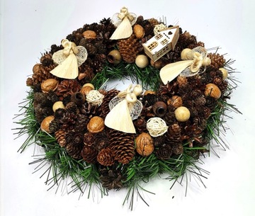 Рождественский венок наволочка