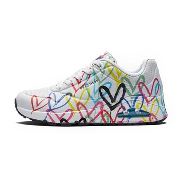 Buty damskie Skechers Uno Spread AIR Love MODNE SNEAKERSY 155507-WMLT