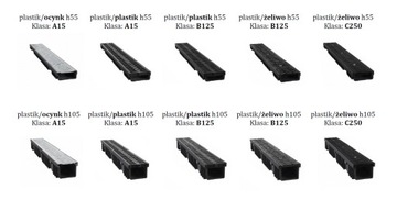 ЛИНЕЙНЫЙ ДРЕНАЖ Сифон для лотков h55/105