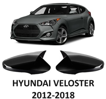 VRSTVA  POUZDRO ZRCÁTKO HYUNDAI VELOSTER 2012-2018 ČERNÁ LESK