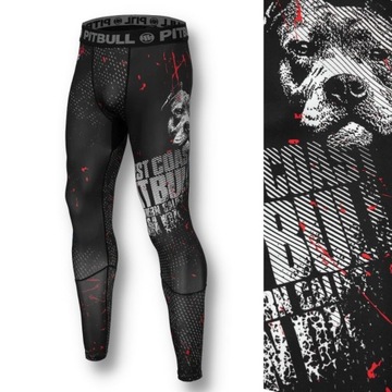 Legginsy treningowe kompresyjne PIT BULL pitbull