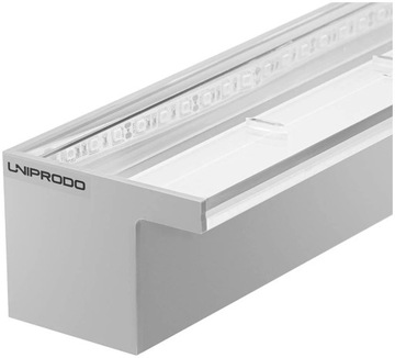 Wylewka wodospadowa kaskada ścienna do ogrodu stawu LED 30 cm wypływ 30 mm