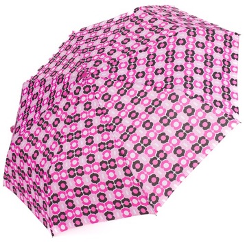 Parasol składany automatyczny XL parasolka damska pokrowiec Kropki Kolorowy