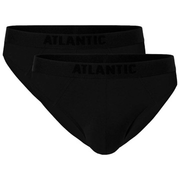 2x Slipy męskie Sport czarne Atlantic *S