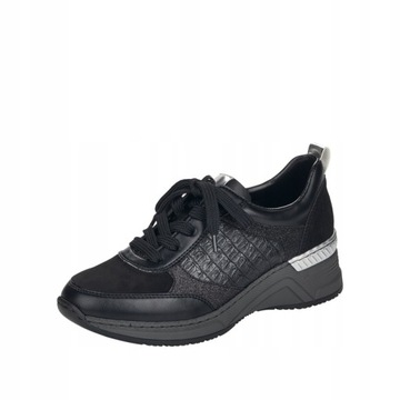 Rieker buty sportowe N4334-00 czarne