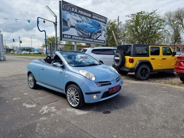 Nissan Micra III Cabrio 1.4 i 16V 88KM 2006 Nissan Micra 1.4 Benzyna 88 KM, El. Składany