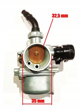 Карбюратор 4T 139FMB PZ19 Ручной дроссель Крестообразный измельчитель Junak Romet Zipp Barton