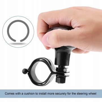 РУЧКА РУЛЕВАЯ С ШАРИКОВОЙ РУЧКОЙ УНИВЕРСАЛЬНАЯ ЧЕРНАЯ