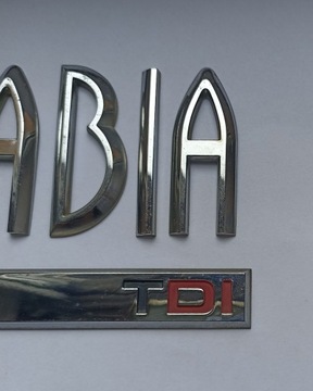 NÁPIS SKODA FABIA I 99-08R