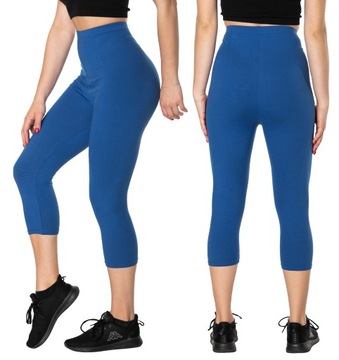 Duże Legginsy Getry Damskie Bambusowe 715-10 r XXL