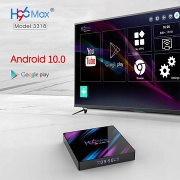 ТВ ПРИСТАВКА H96 MAX 4/32 ГБ ANDROID 10 SMART