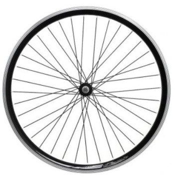 Cyklistické kolo 27,5 palců přední kuželové černé V-brake Čelisťové brzdy