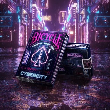 Велосипедные игральные карты Cyberpunk Cybercity