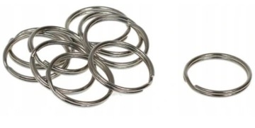 BRELOK ZAWIESZKA DO KLUCZY KÓŁKO KÓŁECZKO 24MM X10