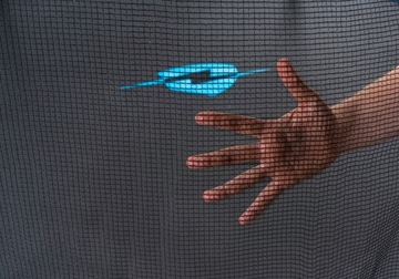 БЕЗОПАСНОЕ БАТУТНОЕ ПОКРЫТИЕ 14 ФУТОВ С 8 ВНУТРЕННИМИ СТОЙКАМИ