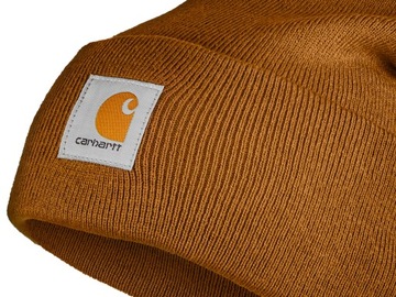 CZAPKA ZIMOWA CARHARTT ACRYLIC WATCH HAT BROWN BRĄZOWA BEANIE