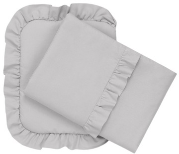 POŚCIEL Z WYPEŁNIENIEM DO GONDOLI Z FALBANKĄ PODUSZKA I KOŁDERKA