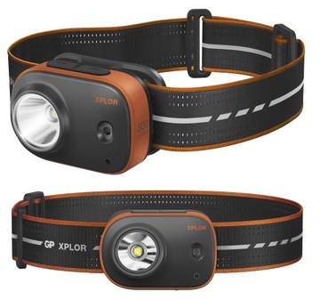 MARKOWA CZOŁÓWKA LATARKA LAMPKA CZOŁOWA AKUMULATOROWA USB-C GP IPX6 300LM