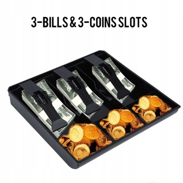 Вставка в денежный ящик для монет и банкнот