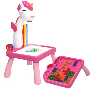 Проектор для обучения рисованию. Слайды-единорог.