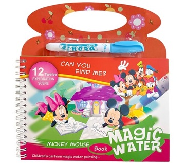 MYSZKA MINNIE KOLOROWANKA WODNA MAGICZNY FLAMASTER