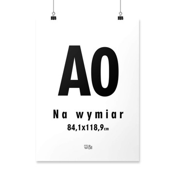 Plakat A0 84,1x118,9 cm Wydruk cyfrowy papier 200g