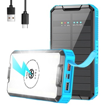 PD 20W Solarny Power Bank 30000MAH