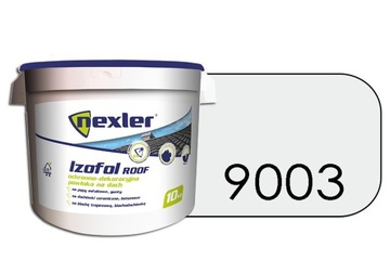 NEXLER Izofol Roof Ochronno-dekoracyjna powłoka na dach Biały 9003 10kg