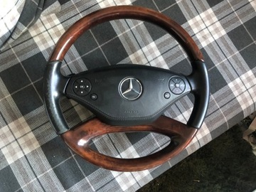 Mercedes W221 lift kierownica airbag skora komplet