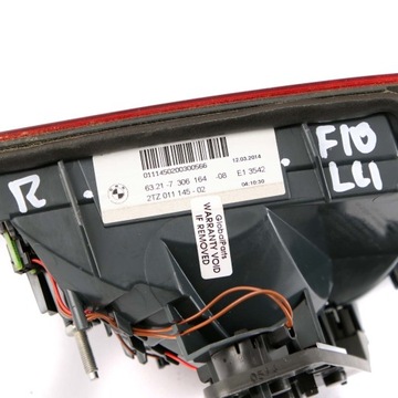 BMW F10 F10N LCI SVĚTLO W KRYT ZADNÍ PRAVÁ PRAVÝ 7306164