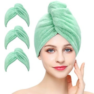 65*25 Cm ręczniki do włosów z włókna bambusowego i
