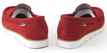 NESSI 76506 OBUWIE DAMSKIE MOKASYNY SKÓRZANE 39