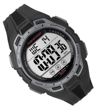 Męski zegarek sportowy Timex TW5K94600 Czarny na pasku +GRAWER