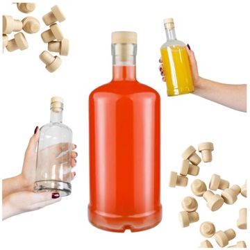 5X BUTELKA TADEK 500ml NA NALEWKI BIMBER WINO 0,5L