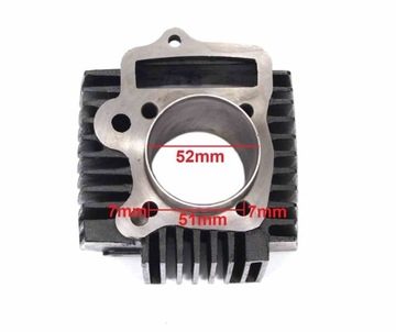 КОМПЛЕКТ ЦИЛИНДРОВ ATV 110 CC С ГОЛОВКОЙ ГОРИЗОНТАЛЬНОГО ДВИГАТЕЛЯ С МАРКИРОВКОЙ 152FMH WY