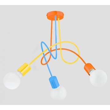Lampa żyrandol kolorowy młodzieżowy TANGO 28263 A
