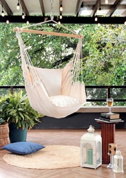 Fotel Wiszący Ogrodowy Bujany Huśtawka Kosz 3388 G