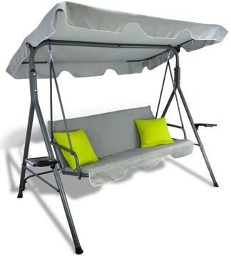 САДОВЫЕ КАЧЕЛИ, СЕРЫЕ, СЕРЫЕ, СТОЙКА ДЛЯ НАПИТКОВ НА 3 ЧЕЛОВЕКА