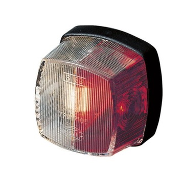 HELLA LAMPA OBRYSOWA BIAŁO CZERWONA