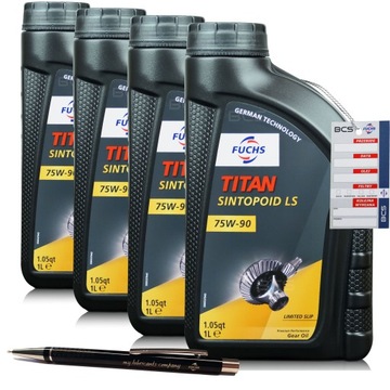 OLEJ FUCHS TITAN SINTOPOID LS 75W90 4L