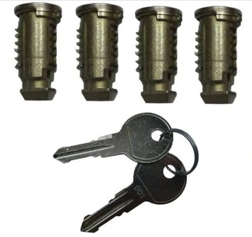 ZAMKI WKŁADKI BĘBENKI DO THULE MONTBLANC 4szt 544
