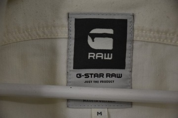 G-Star a crotch white zip overshirt Kurtka męska M