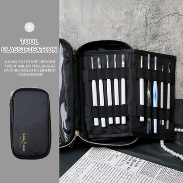 Пенал для хранения маникюрных кистей Пенал для кистей для ногтей