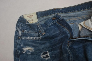 U Modne Spodnie jeans Hollister 32/30 BOOT z USA