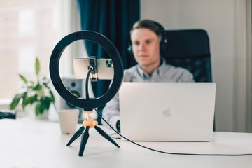 Светодиодный кольцевой светильник Kodak SL001 для телефона, смартфона, штатива VLOG