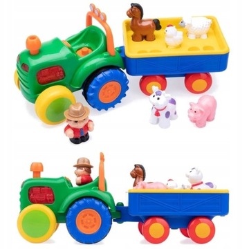 ТРАКТОР ФЕРМЕР ЖИВОТНЫЕ ЗОО ЗВУКИ МУЗЫКА EDU