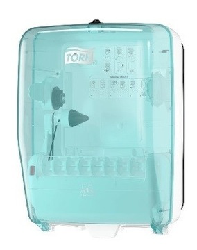 Tork W6 dozownik do ręcznika papierowego turkusowo biały - 651420