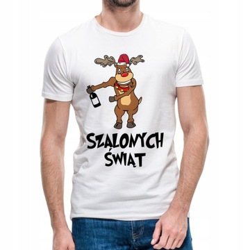 ФУТБОЛКА САНТА ПОДАРОК ​​БЕЗУМНОГО РОЖДЕСТВА |L