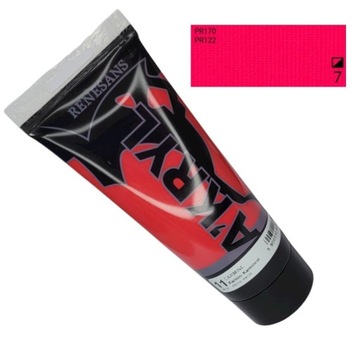 Farba akrylowa 200ml, karmin, Renesans, NR 11