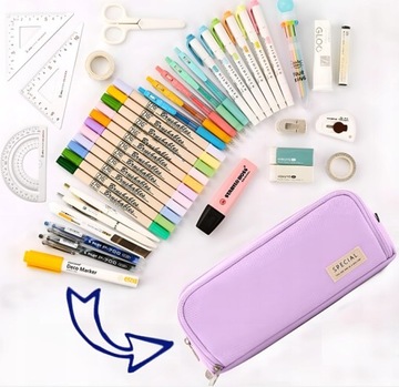 Многофункциональный пенал, сумка с тремя отделениями, большой и вместительный, для школы НОВИНКА